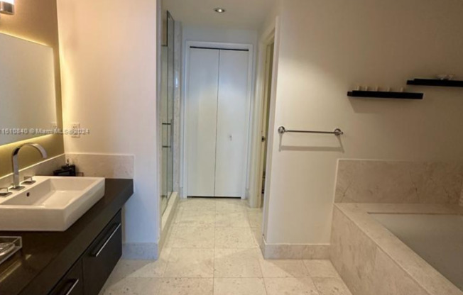 Breathtaking views from this fully furnished 2-bedroom + den residence for rent