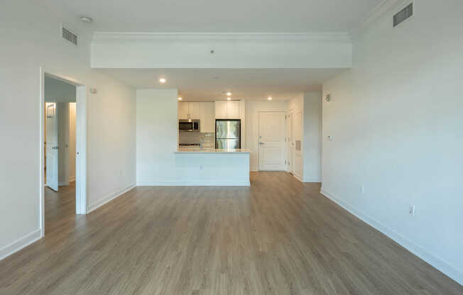 Living Room with Hard Surface Flooring