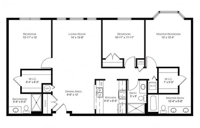 3 beds, 3 baths, $1,650