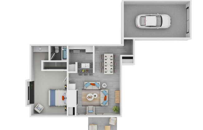 1 bed, 1 bath, 665 sqft, $1,475