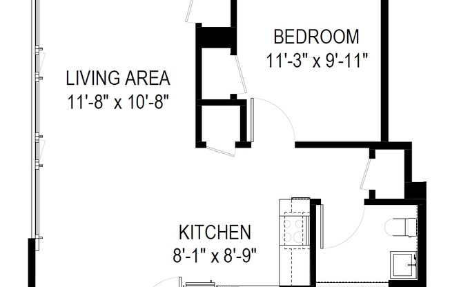 1 bed, 1 bath, $3,921, Unit 678
