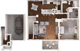1 bed, 1 bath, 927 sqft, $1,850