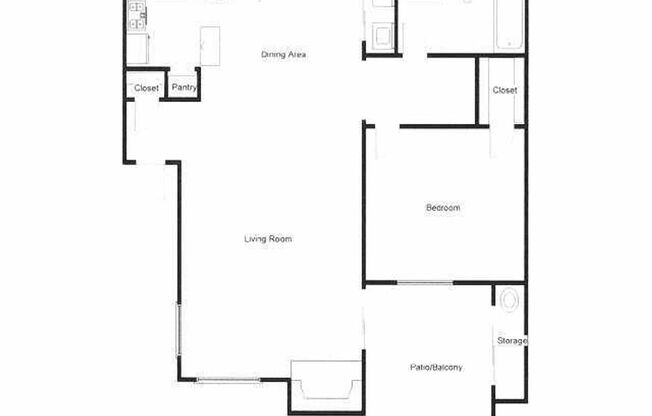 1 bed, 1 bath, 650 sqft, $1,495, Unit 160