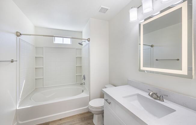 The bathrooms have been transformed into serene retreats, featuring spa-like tubs that provide a relaxing escape.