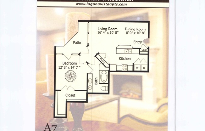 1 bed, 1 bath, 906 sqft, $1,489