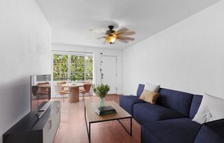 Available now! 1BD/1BA/1PKG at Hawaiiana Gardens in Waikiki.