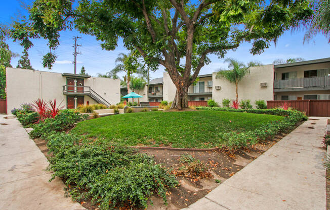Open Green Areas Condos in Santa Ana