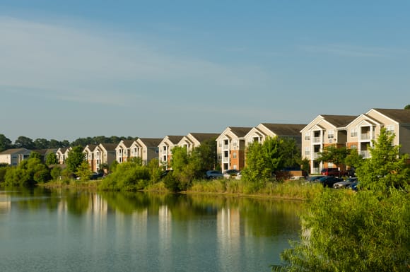 Lakeside setting; spectacular apartment views