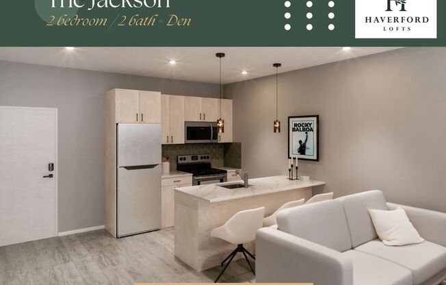 2 beds, 2 baths, 850 sqft, $1,925, Unit 1A