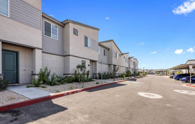 Townhome exterior