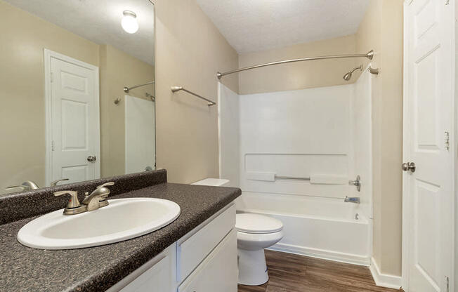 Upgraded Bathroom Fixtures at Ridgeland Place Apartment Homes, Ridgeland, Mississippi