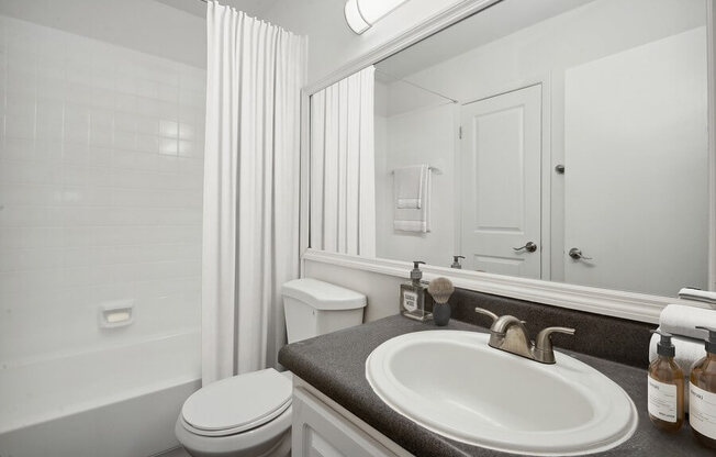 Model bathroom