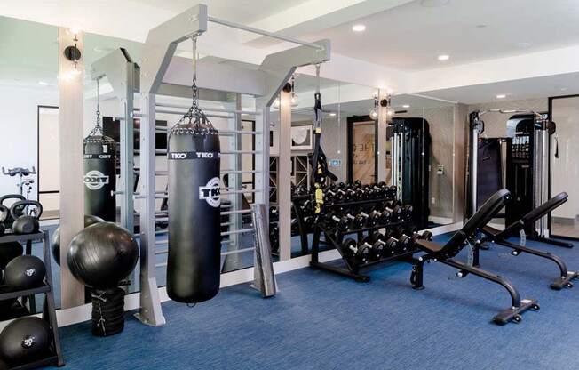 Fitness Center at The Lofts at Carlsbad Village, California, 92008