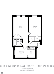 1 bed, 1 bath, $1,584