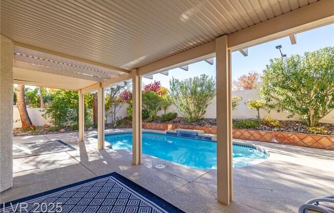 Prime Summerlin 4 bedroom with backyard retreat