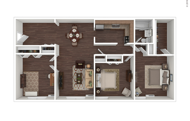 2 beds, 1 bath, 1,180 sqft, $2,375