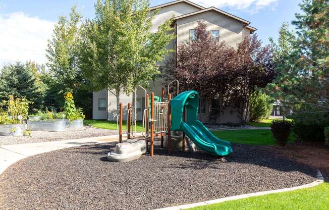 our apartments have a playground for your little ones at Mullan Reserve Apartments, Montana