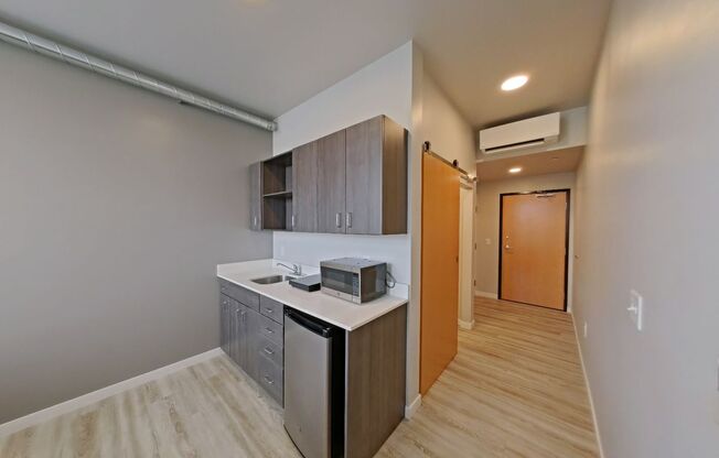 Studio, 1 bath, 261 sqft, $875, Unit 206