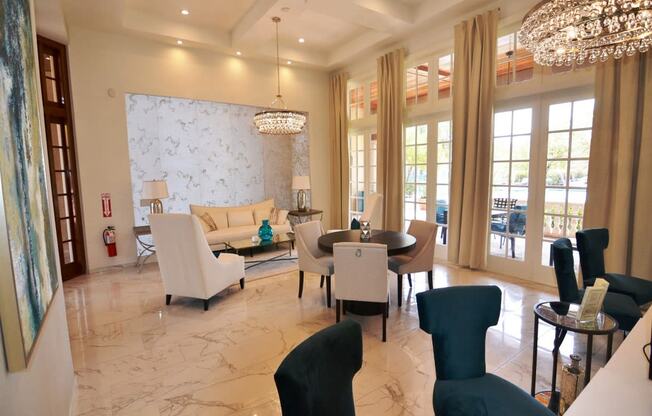 Leasing Office with Lounge Seating
