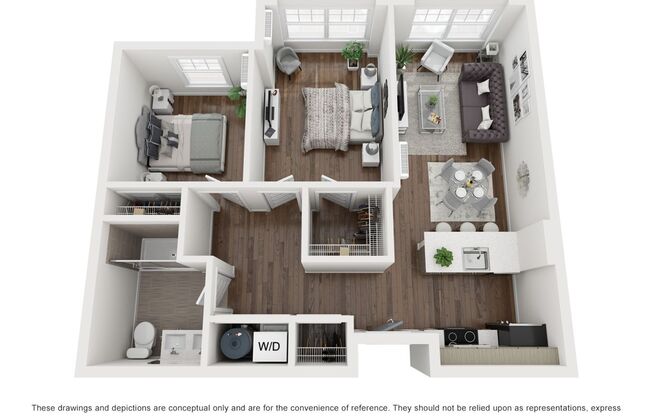 2 beds, 1 bath, 800 sqft, $2,320, Unit 404