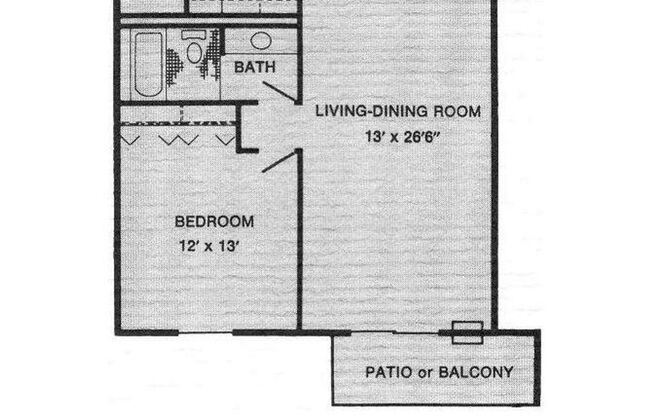 1 bed, 1 bath, 810 sqft, $1,064, Unit I302