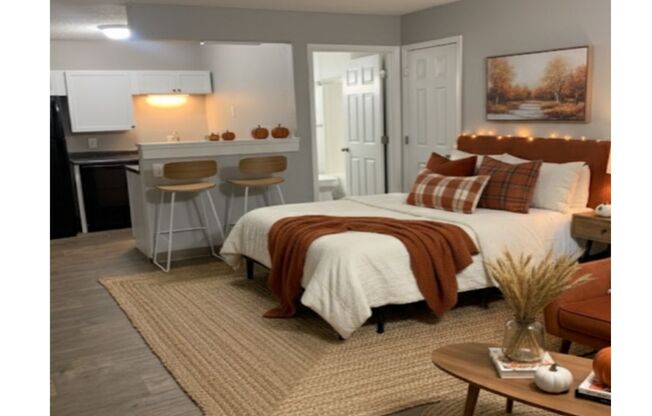 Studio, 1 bath, 400 sqft, $630, Unit 335