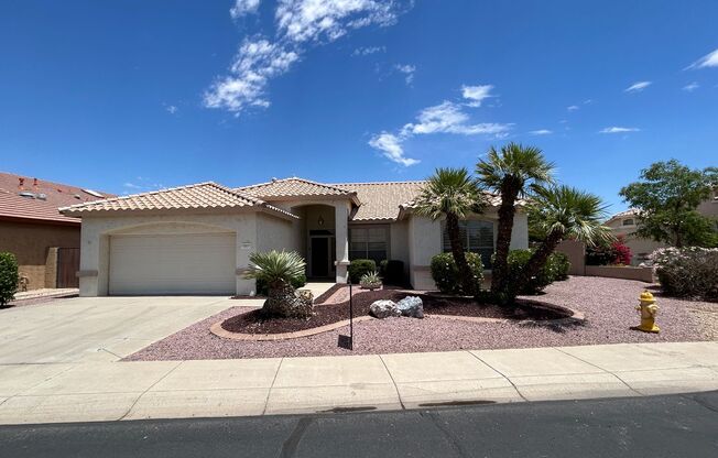 Fantastic home located in active adult, guard gated golf course community !!