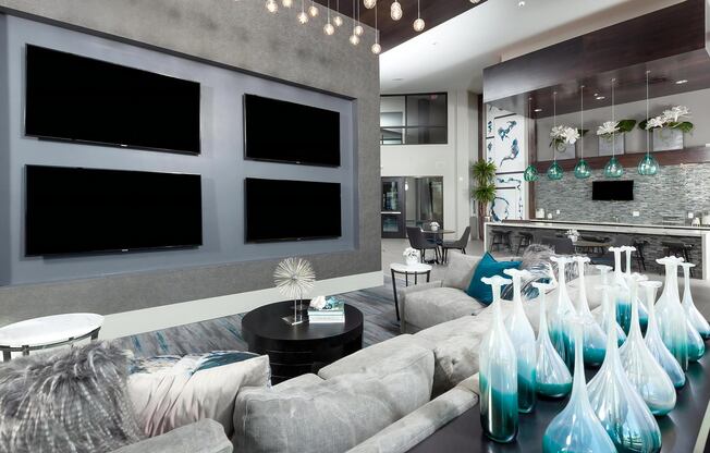 Lounge with TV Wall