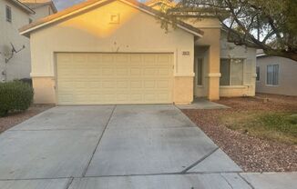 Affordable One Story Home with Covered Patio, Three Bedrooms, Two Full baths and Two Car Garage