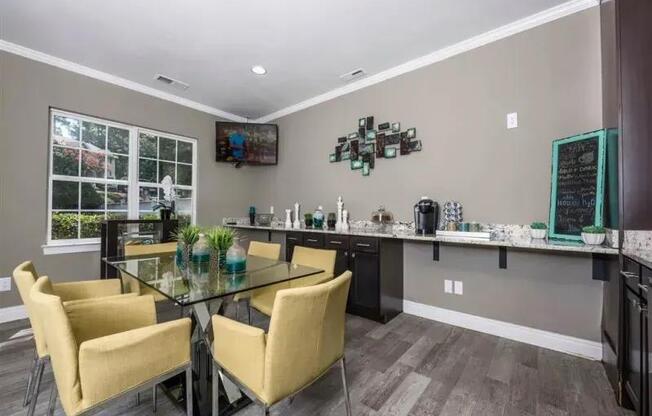 Dining Room at Latitude at Riverchase, Hoover, AL, 35216