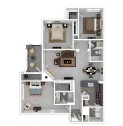 3 beds, 2 baths, 1,221 sqft, $2,120