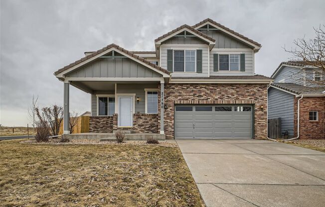 Wonderful 3 BR/3 BA Home with Open Main Level and 2nd Story Loft!  Cherry Creek Schools!  Minutes to E-470 and Buckley AFB!