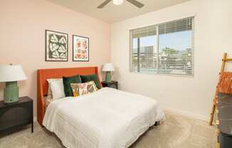 Bedroom at Streamliner 16th Apartments in Phoenix