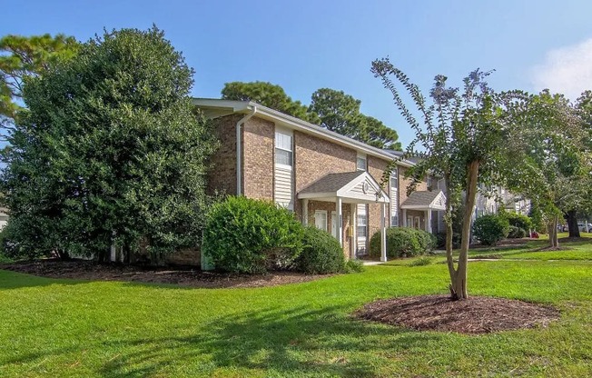 Renovated townhomes and apartments exterior