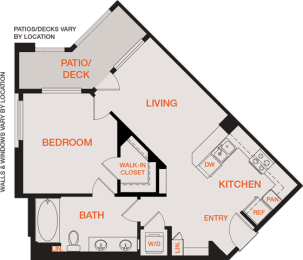 1 bed, 1 bath, 688 sqft, $3,031