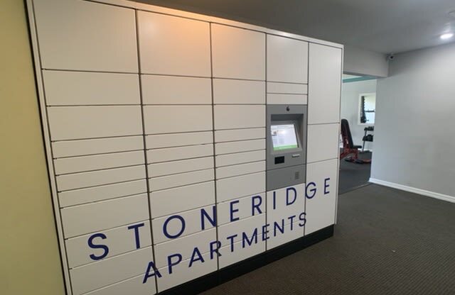 24 Hour Access Lockers at Stoneridge Apartments, Gainesville