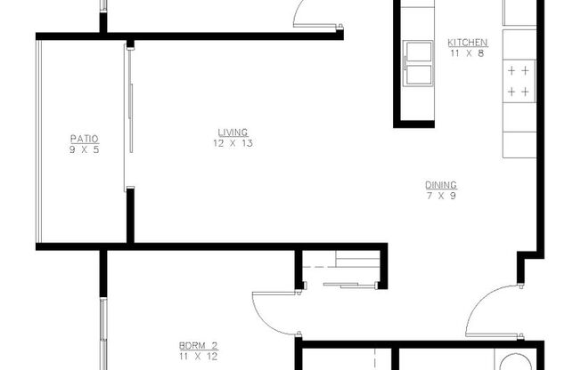 2 beds, 2 baths, 965 sqft, $2,995, Unit 117