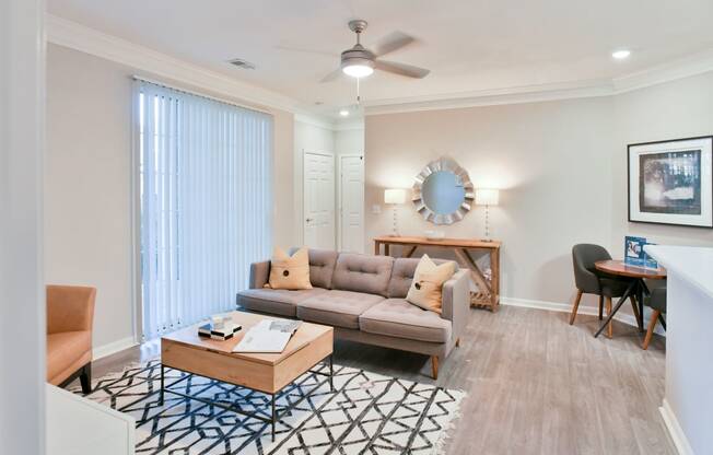 Spacious Living Room at Polos at Hudson Corners Apartments, South Carolina 29650