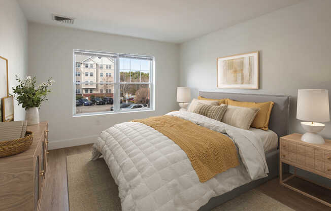 Bedroom with Hard Surface Flooring