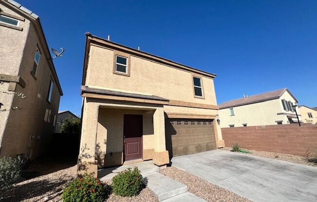 three bedrooms and two and a half bathroom home