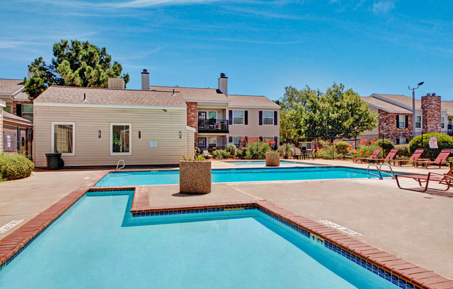 Cypress Pointe Pool  at Cypress Pointe Apartments Apartments for rent is Midland, TX