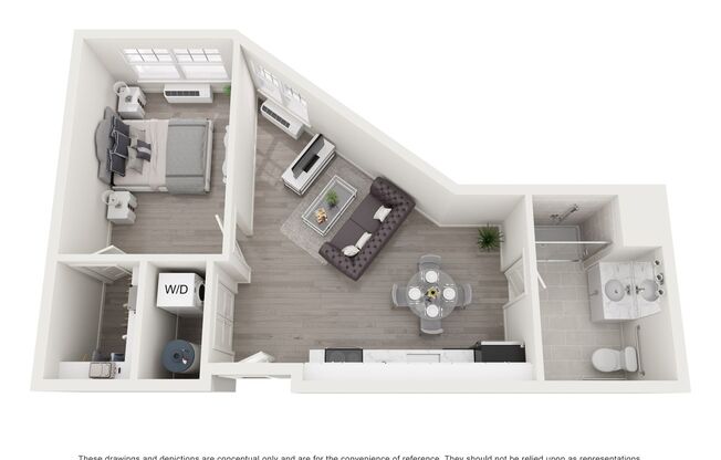 1 bed, 1 bath, 641 sqft, $2,225, Unit 316