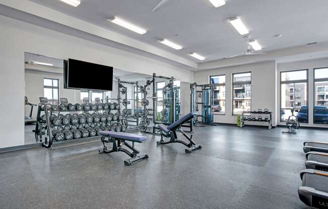 The Lafayette gym, Dean Weidner Real Estate Apartments for rent Fitchburg, WI