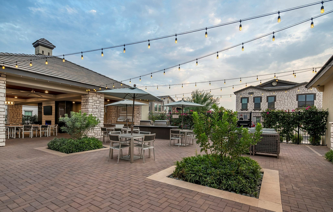 Outdoor Seating and Grill Area