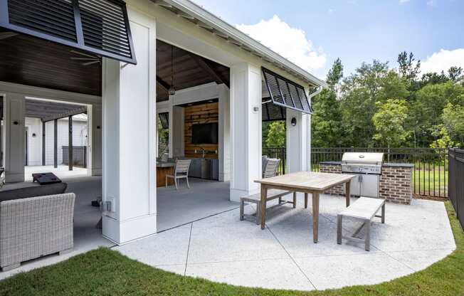 entertainment and Grilling Area