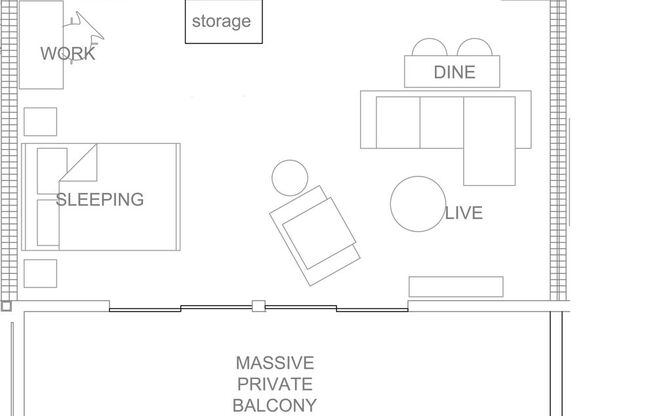 Studio, 1 bath, 450 sqft, $1,900