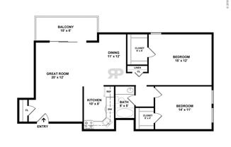 2 beds, 1.5 baths, 1,008 sqft, $1,015