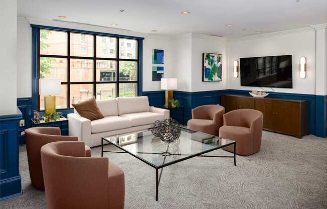 second floor resident lounge newly renovated