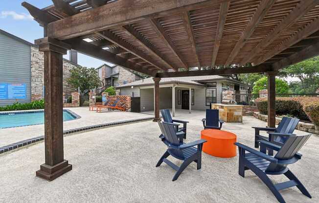 Pool at Brighton Place in Lewisville, TX