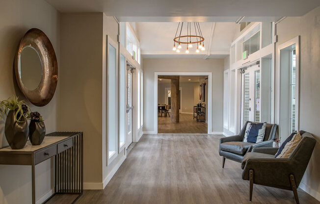 Luxurious Hallway at Edgewater Apartments, Idaho